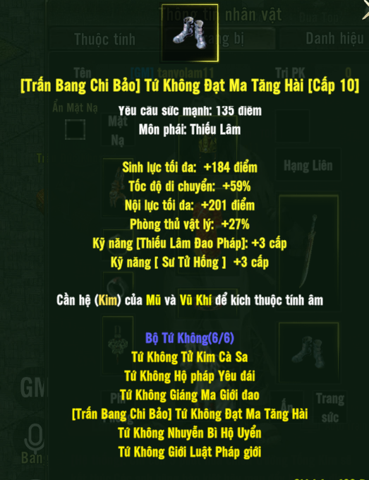 [Trấn Bang Chi Bảo] Tứ Không Đạt Ma Tăng Hài